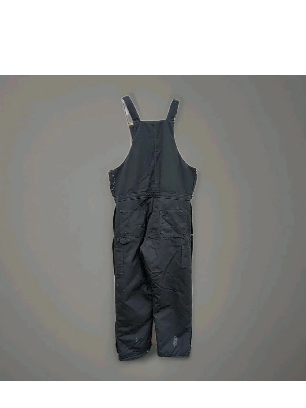 Carhartt R33 Overalls 32x32 Black Yukon Extreme Artic Bibs Insulated Distressed
